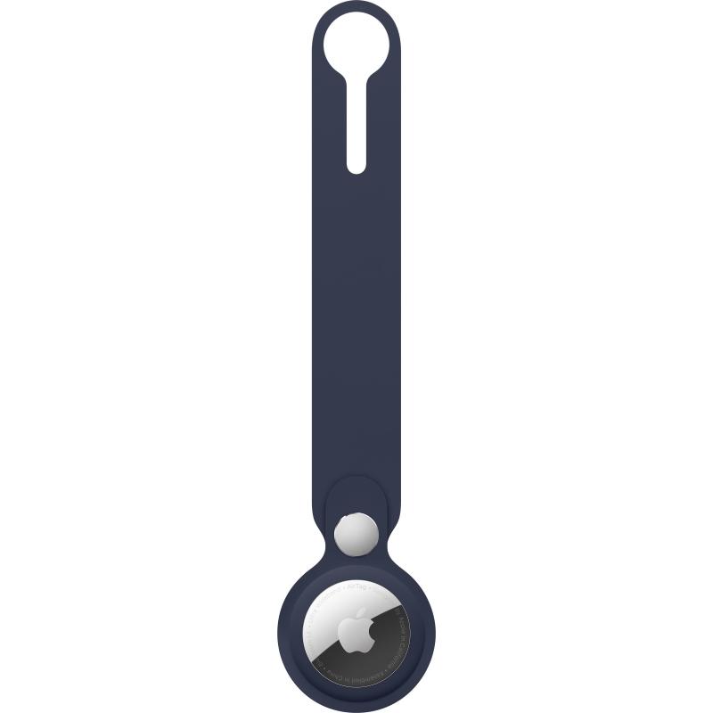 Apple porta airtag in poliuretano blu