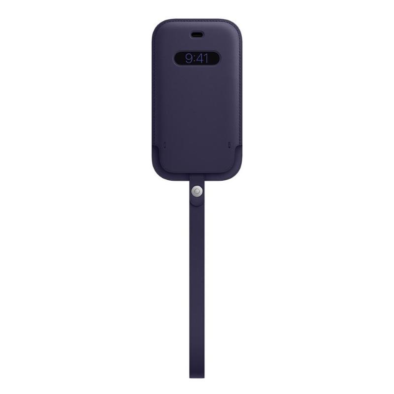 Apple iphone 12 mini custodia protettiva per cellulare con magsafe in pelle viola