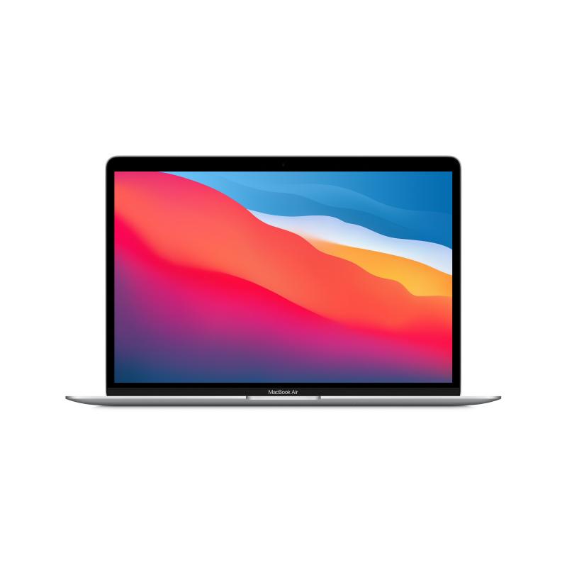 Image of Apple macbook air 13 2020 13.3 chip m1 cpu 8-core e gpu 7-core-ram 8gb-ssd 256gb italia argento