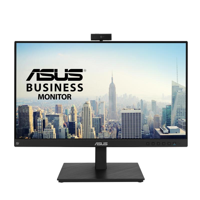 Image of Asus be24eqsk video conferencing monitor 23,8 full hd ips frameless, webcam full hd, mic array, stereo speakers, design ergonomico,hdmi,eye care,filtro luce blu,flicker free,montabile a parete