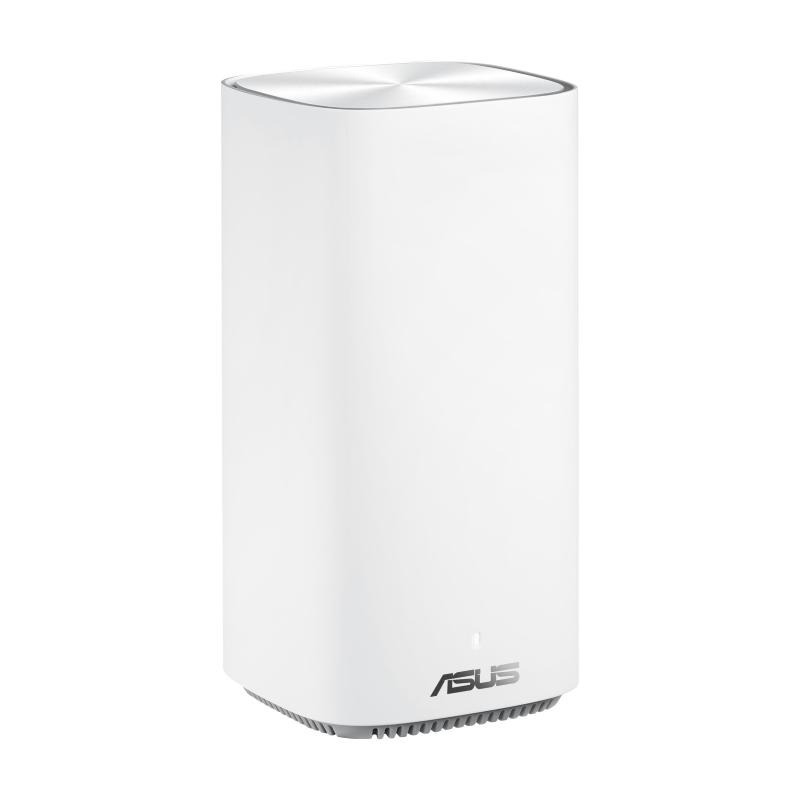 Asus zenwifi cd6 ac1500 router wireless 2.5/5 gigabit ethernet wi-fi 5 1.500 mbps 5xrj-45 confezione 2 pz. colore bianco
