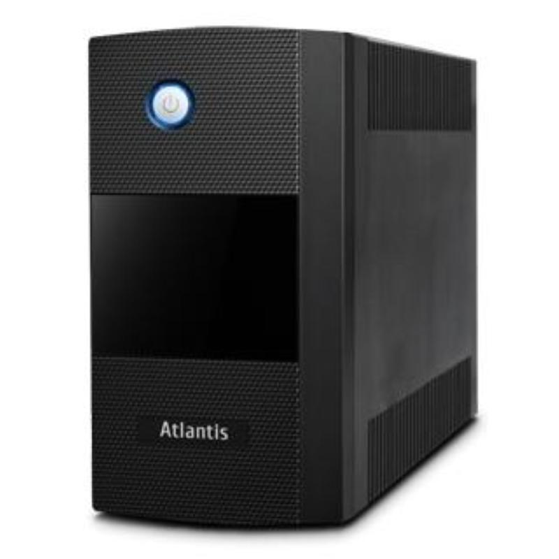 Atlantis a03-s1000le ups 1000va-600w onepower stepwave line interactive doppia batteria 2p iec+1p schuko