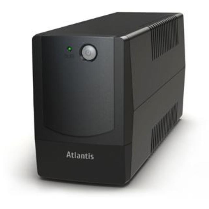 Atlantis onepower px1100, ups line interactive 1100va/550w, avr (3 stadi), onda pseudosinusoidale, 4 prese iec, 1 batteria 12v 9ah