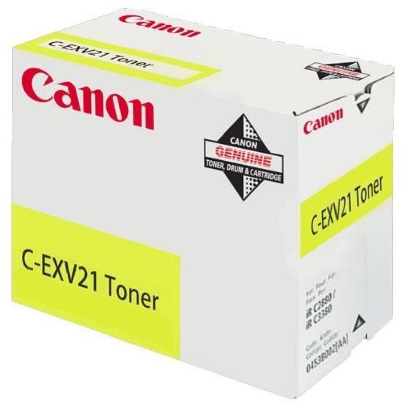 Image of Canon c-exv 21 toner giallo per irc3380/3380i/2880/2880i/2380i/3080i/3080/3580/3580i 14000 pagine