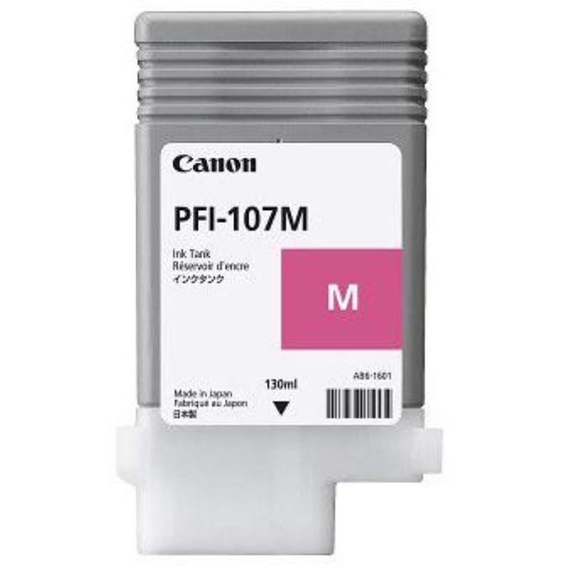 Image of Canon pfi-107m tanica magenta per stampanti canon ink-jet 130ml (6707b001aa)