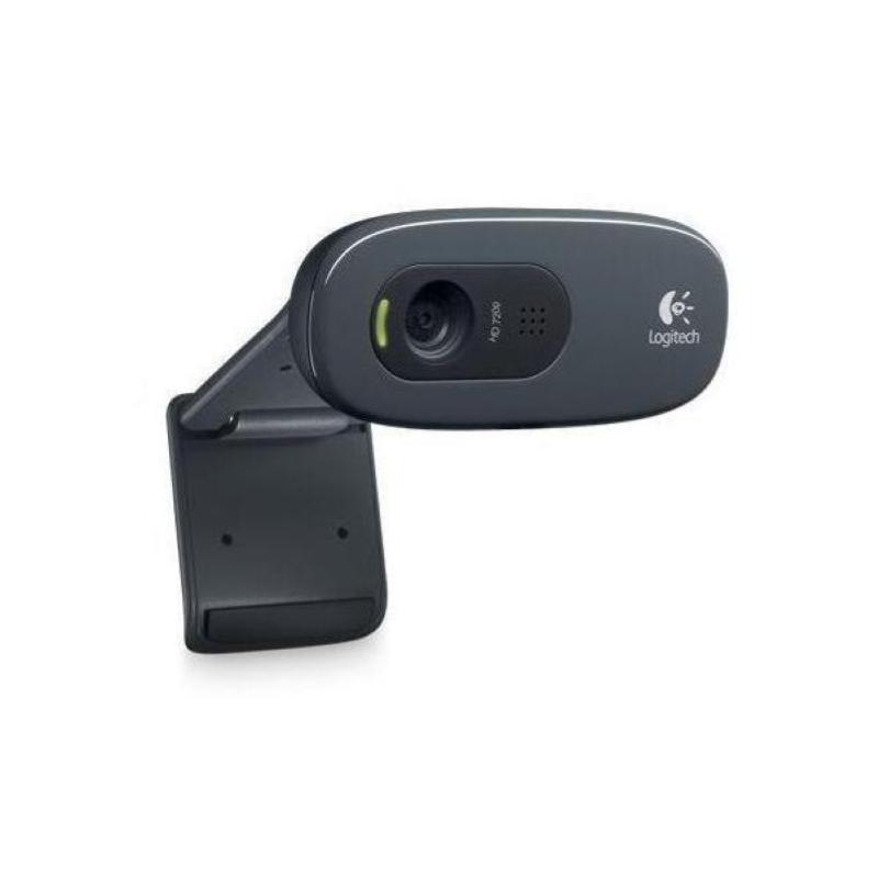 Logitech c270 960-000582 webcam hd alta definizione, usb, nero