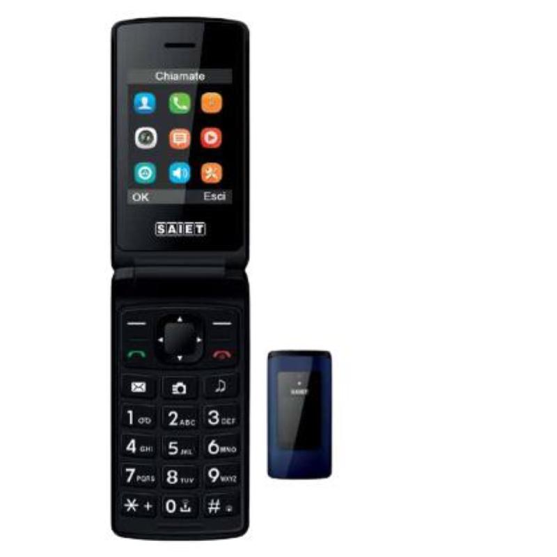 Image of Cellulare saiet like st-mc20 1.8 bluetooth dual sim blue italia senior phone