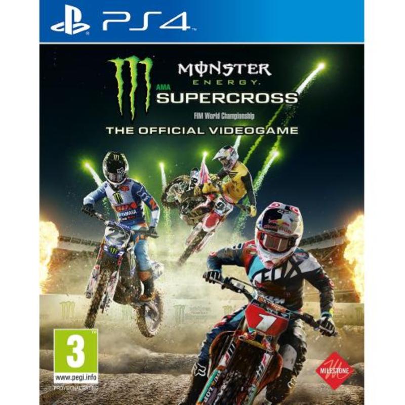 Image of Monster energy supercross ps4 playstation 4