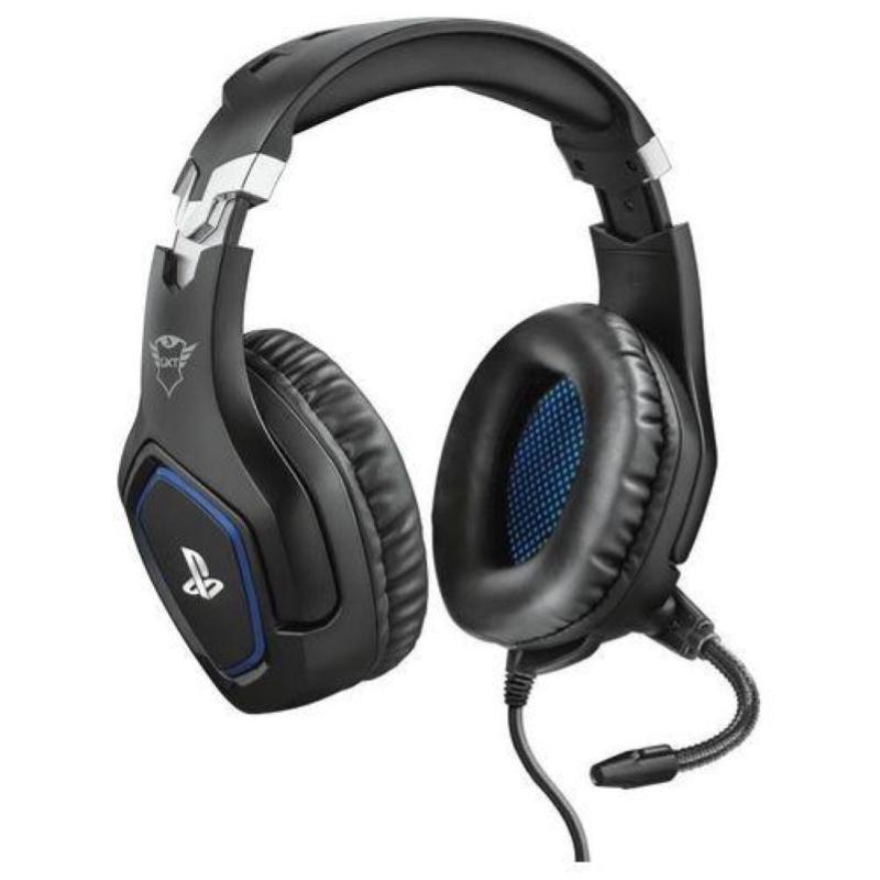 Image of Trust gxt 488 forze ps4 gaming headset potenti cuffie gaming over-ear con microfono ripiegabile e archetto regolabile