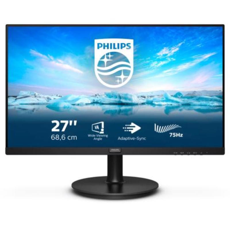 Image of Philips monitor 27`` led va 272v8la - 00 1920 x1080 full hd tempo di risposta 4 ms