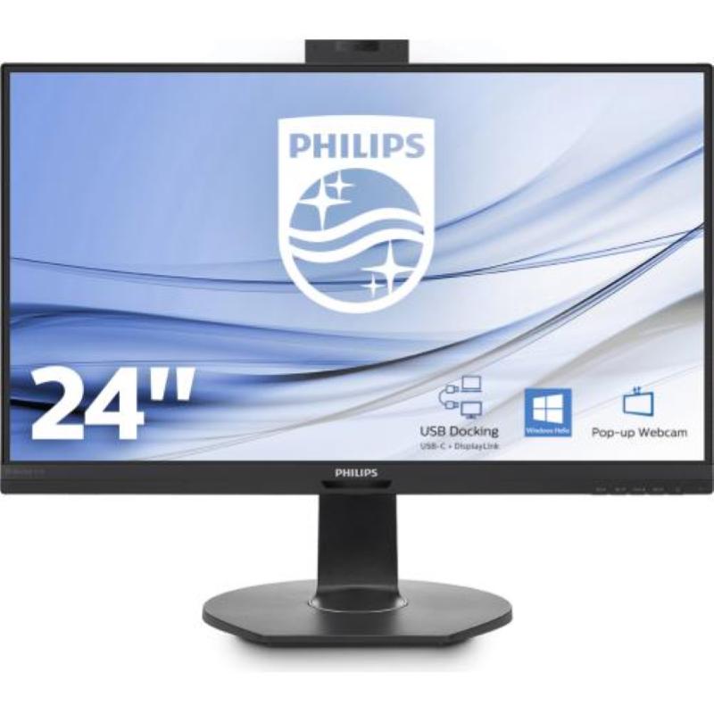 Philips monitor 23.8`` led ips 241b7qubheb - 00 1920x1080 full hd tempo di risposta 5 ms