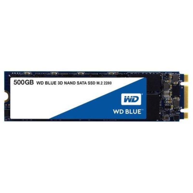 Western digital blue 3d ssd interno 500gb m2 2280 sata garanzia italia (wds500g2b0b)