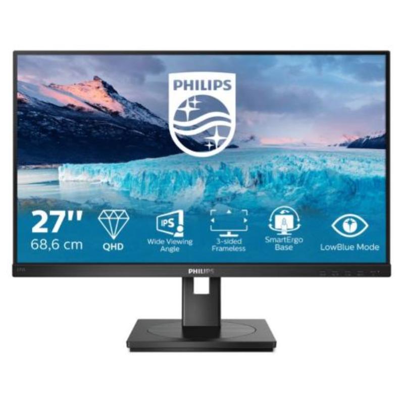 Image of Philips monitor 27`` led ips s line 275s1ae - 00 2560x1440 2k ultra hd tempo di risposta 4 ms