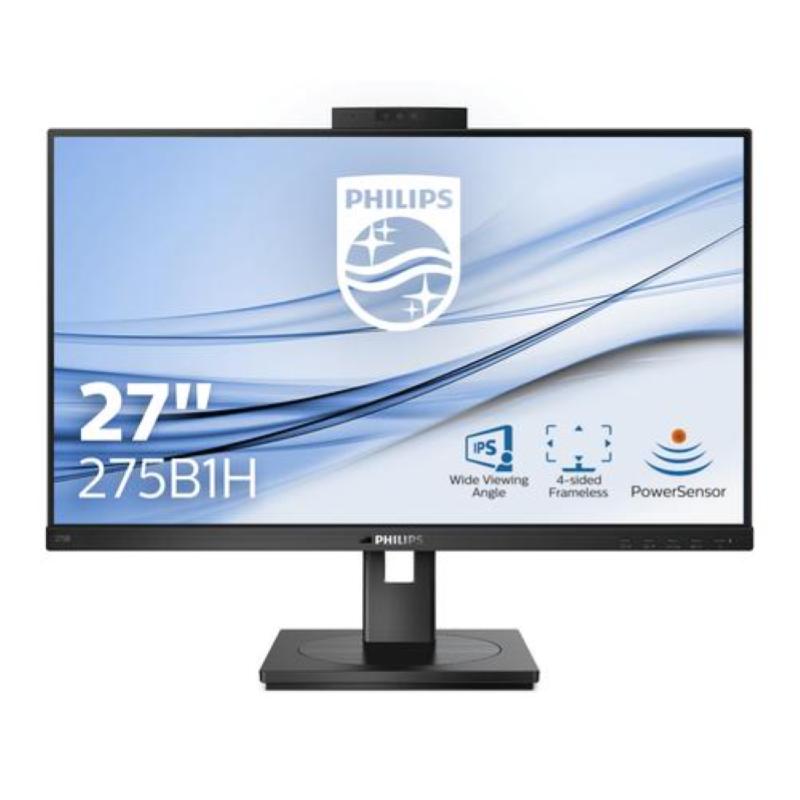 Philips monitor flat 27`` b line 275b1h-00 2560x1440 pixel 2k ultra hd led tempo di risposta 4 ms