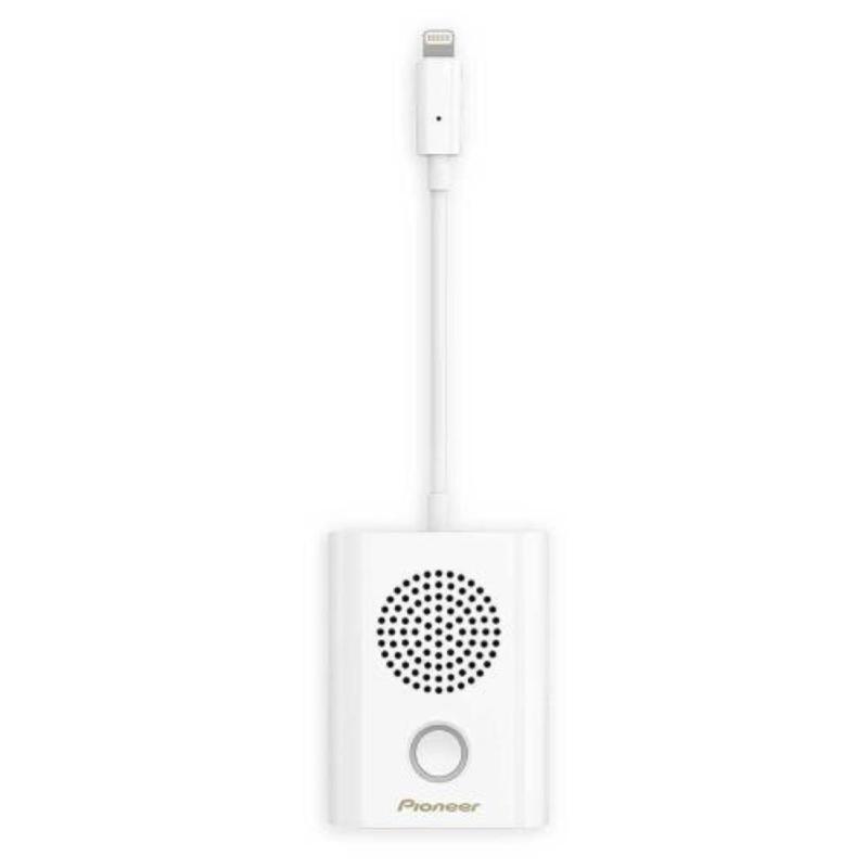 Pioneer rayz rally altoparlante con cavo lightning bianco