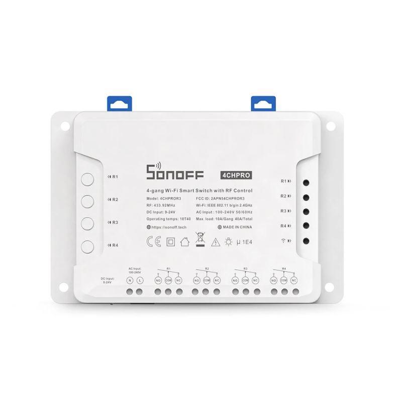 Image of Sonoff 4ch pro r3 - interruttore smart wifi 4 canali con rf control