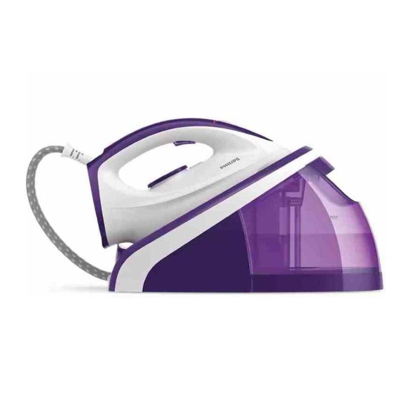 Philips perfectcare ferro da stiro a caldaia 2.400w capacita` 1.1 lt piastra in ceramica bianco/viola