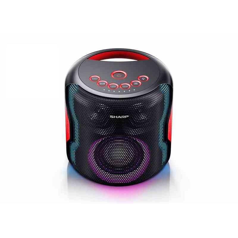Image of Sharp ps-919(bk) - speaker bluetooth portatile tws - 130w - usb - aux - ipx5 - gioco luce led rgb - nero