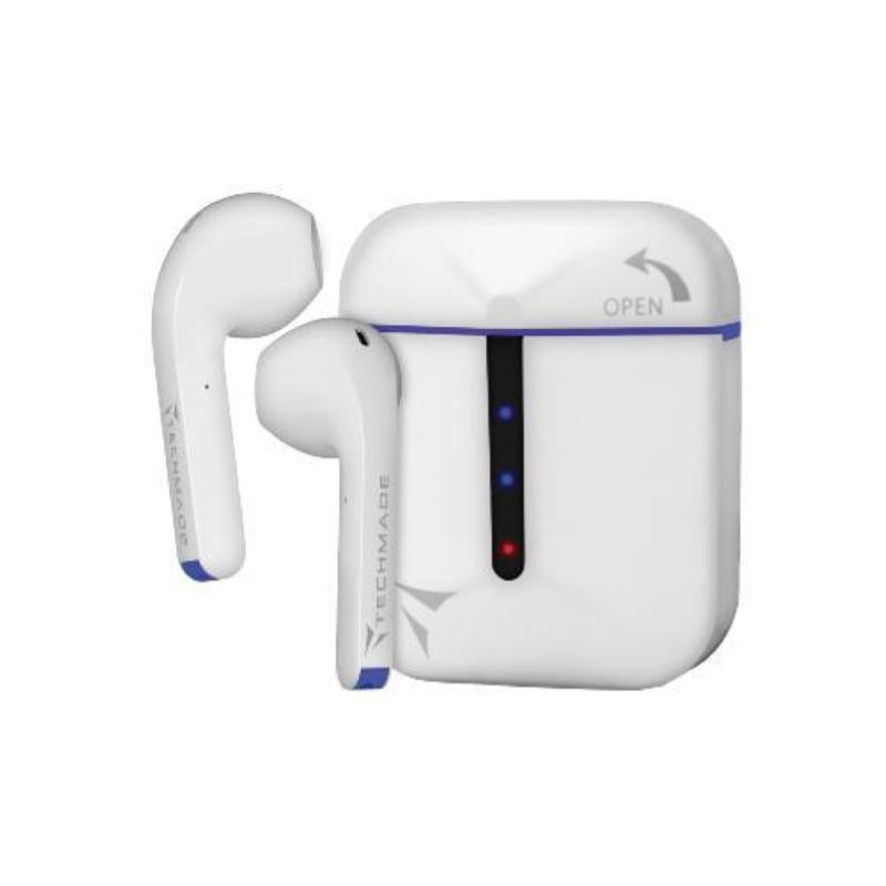 Image of Techmade earbuds auricolari bt bianco/blu