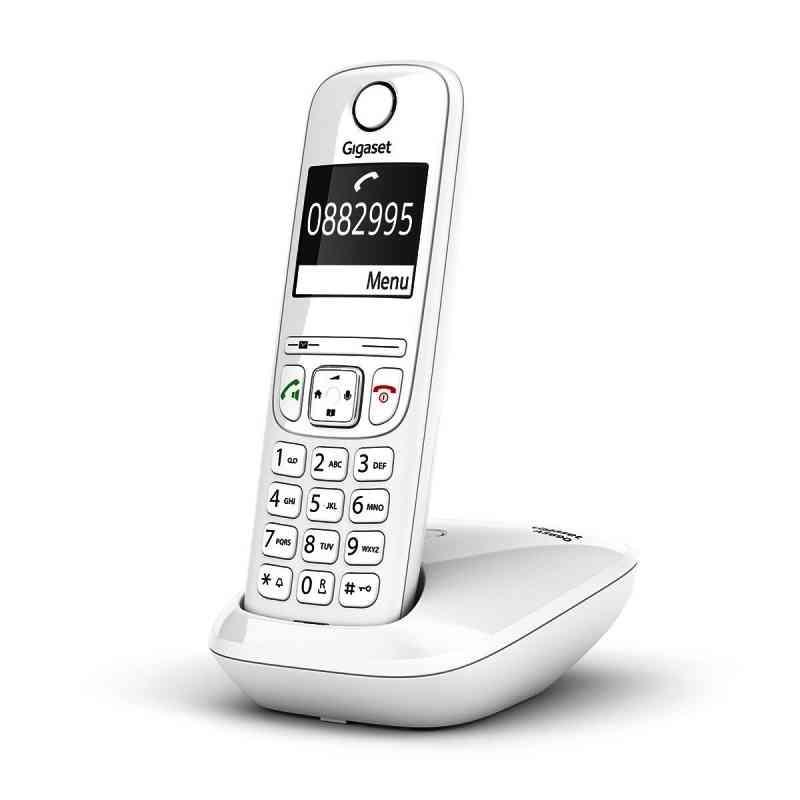 Image of Siemens gigaset telefono cordless as690 ita white con vivavoce display 2 illuminato 100 memorie