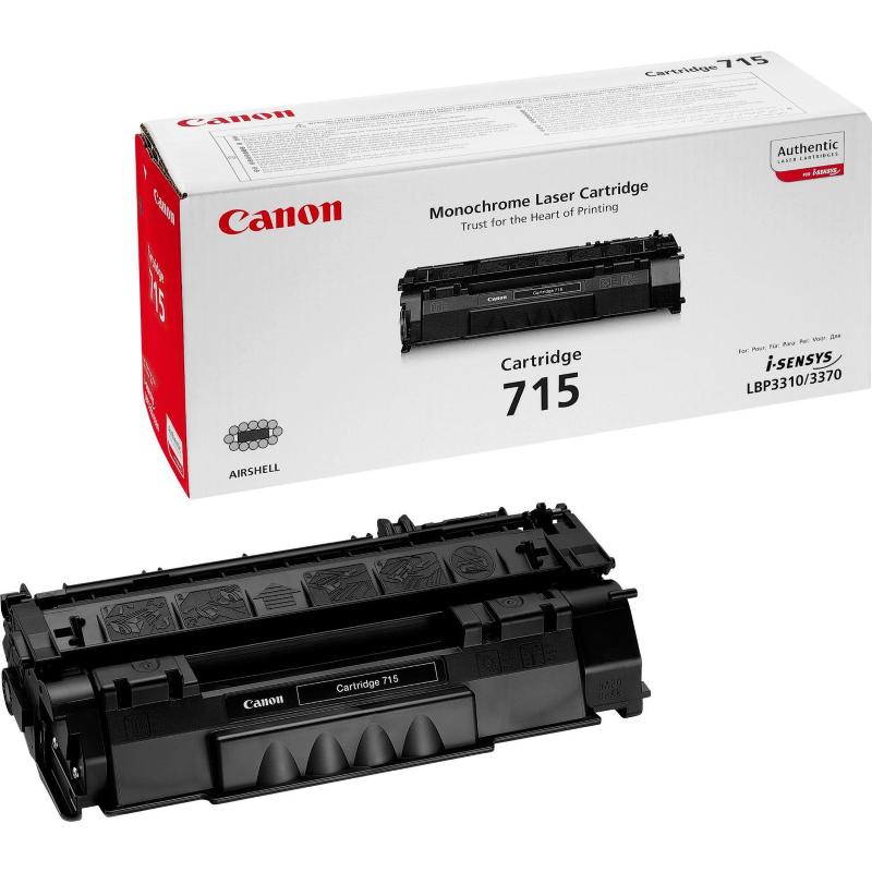 Image of Canon 715 toner nero per lbp3310/lbp3370 3.000 pagine