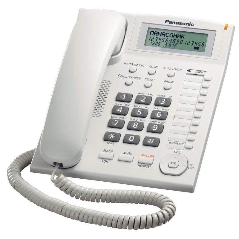 Image of Panasonic ts880exw telefono bca bianco