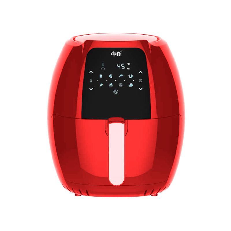 Image of Dpm yj701 syrocc 10 friggitrice ad aria 1800w capacita` 8 lt controllo touch con timer rosso