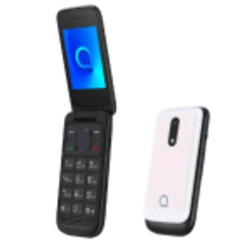 Image of Alcatel 2057 telefono cellulare dual sim tasti grandi e comodi bluetooth fotocamera vga pure white