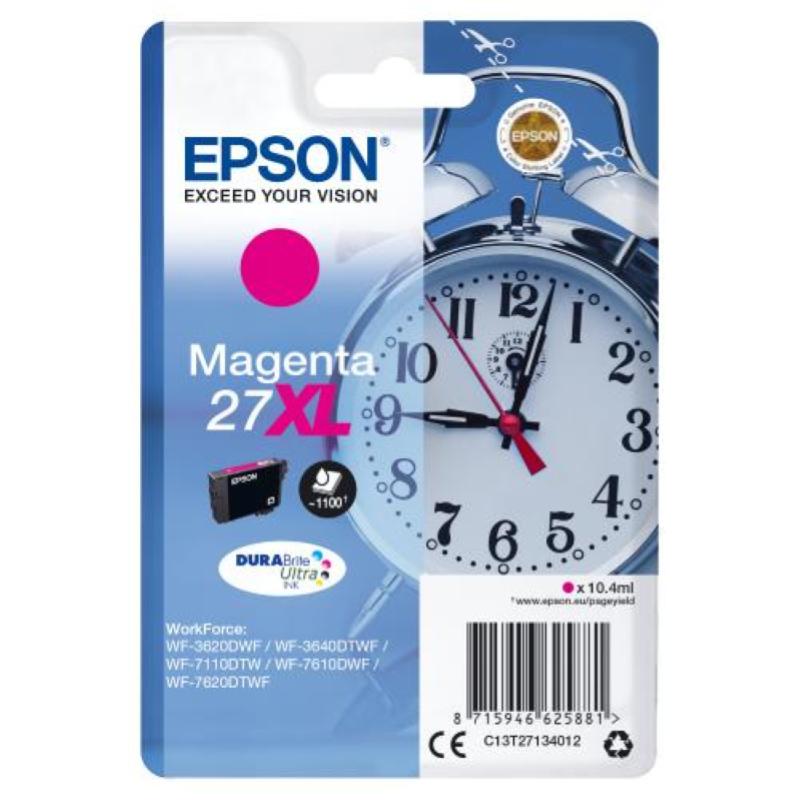 Image of Epson cartuccia magenta sveglia serie 27xl