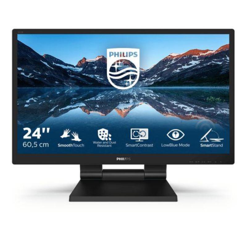 Philips monitor smoothtouch 23.8`` led ips 242b9t - 00 1920 x 1080 full hd tempo di risposta 5 ms