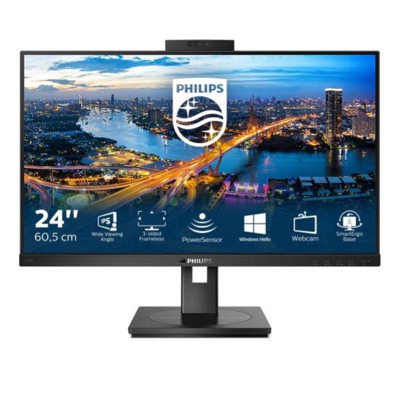 Image of Philips monitor 23.8`` led ips b line 242b1h - 00 1920x1080 full hd tempo di risposta 4 ms
