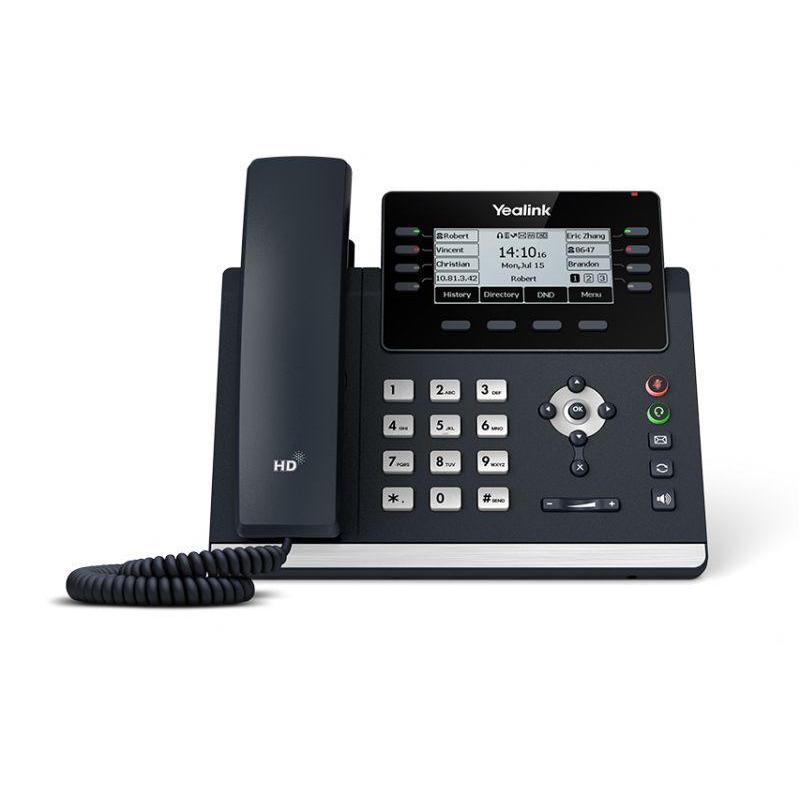 Image of Yealink telefonia sip-t43u telefono ip bluetooth e wi-fi