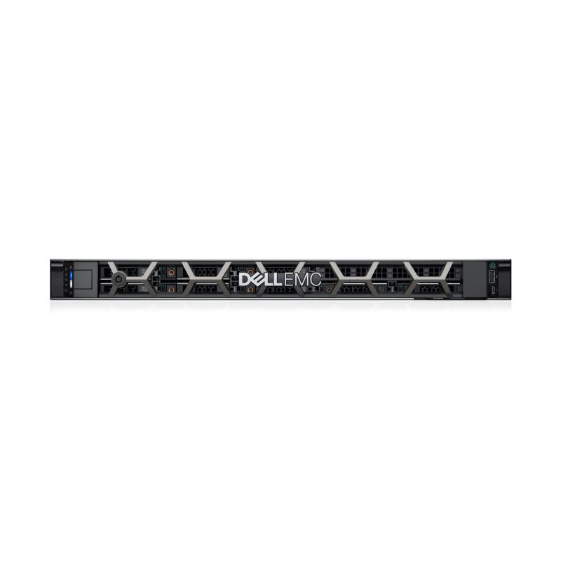Image of Dell poweredge r450 server rack 1u xeon silver 4310 2.1ghz ram 16gb-ssd 480gb-black (xdk46)