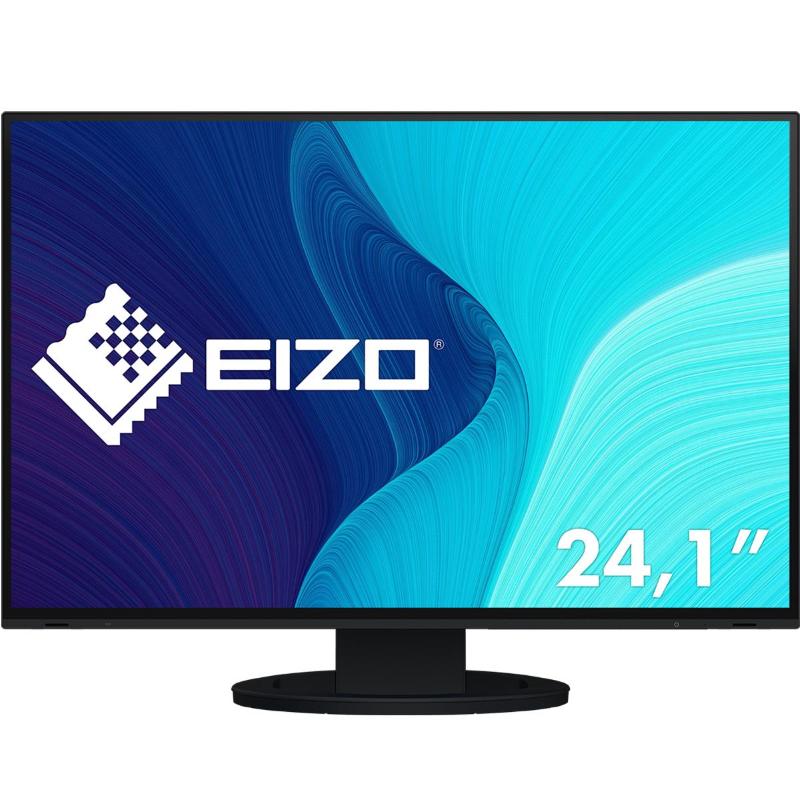 Image of Eizo monitor 24,1 led ips wuxga 16:9 5ms 350 cd/m, dp/hdmi, usb-c, pivot, multimediale, flexscan ev2485