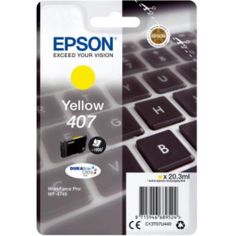 Image of Epson wf-4745 cartuccia d`inchiostro compatibile giallo