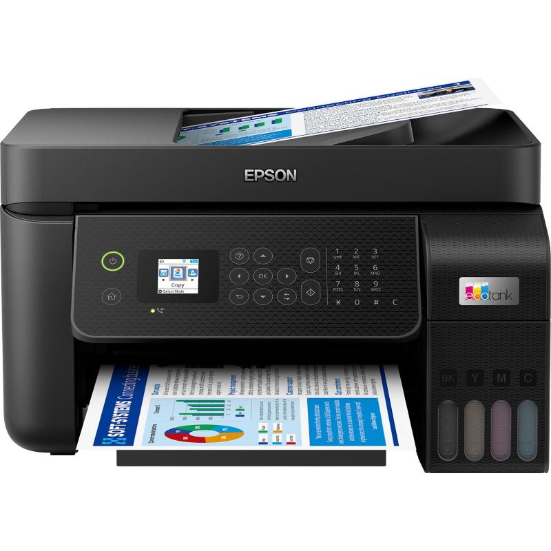 Image of Epson ecotank et-4800 stampante multifunzione ink jet a colori a4 wi-fi usb lan 10ppm