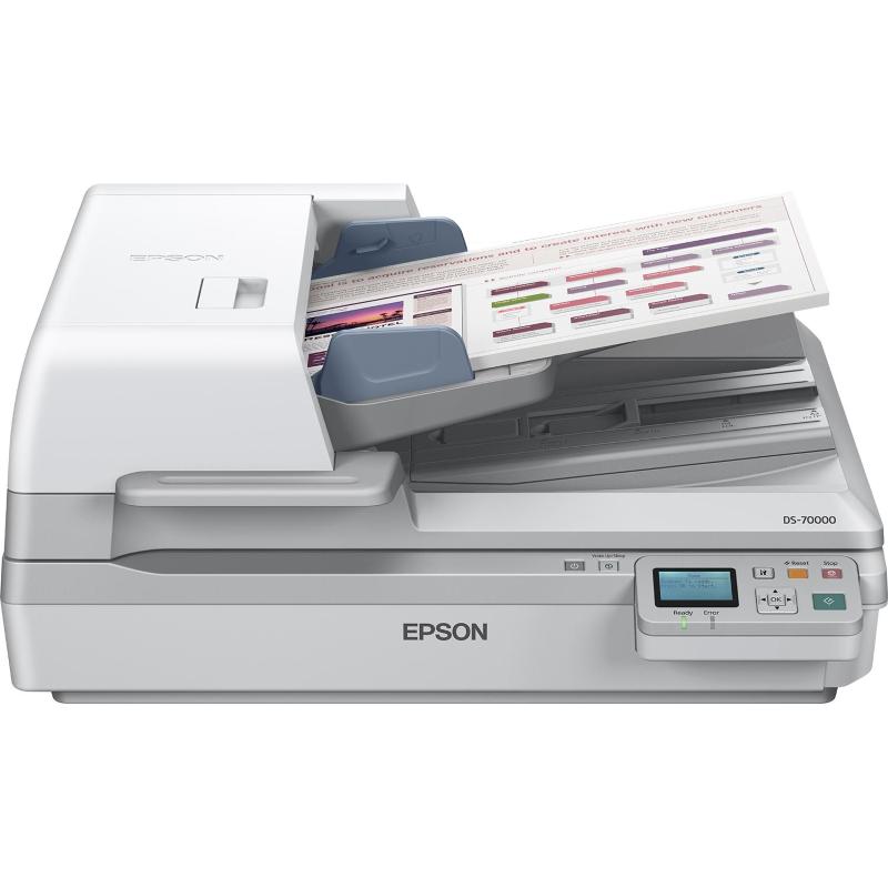 Image of Epson workforce ds-70000n scanner piano fisso a4 a colori