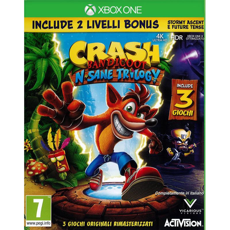 Image of Crash bandicoot n sane trilogy xbox one