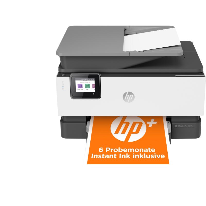 Image of Hp stampante multifunzione ink office jet pro 8025e colori a4 20ppm usb/lan/wifi 4in1 white black