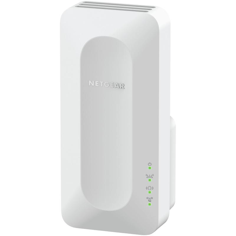 Netgear eax12 ripetitore wifi 6 mesh ax1600 con 1 porta lan e 4 stream compatibile con modem fibra e adsl white