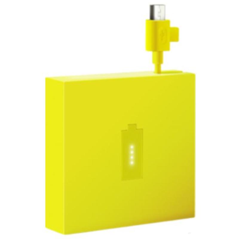 Power bank nokia microusb yellow