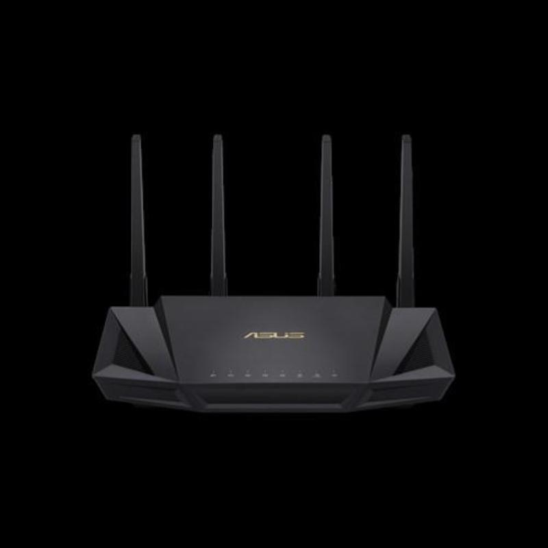 Asus rt-ax58u router wireless dual-band (2.4 ghz/5 ghz) gigabit ethernet