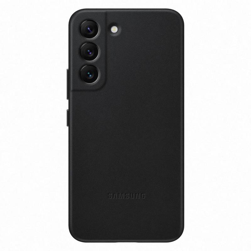 Samsung ef-vs901lbegww galaxy s22 leather cover black