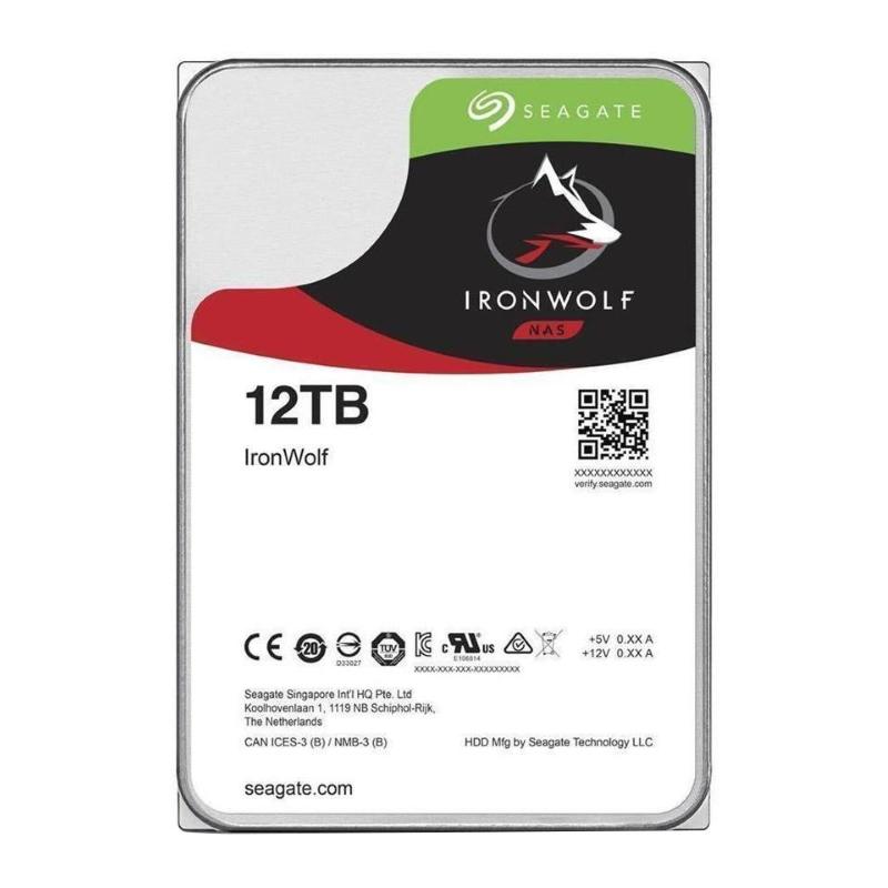 Image of Seagate ironwolf st12000vn0008 hard disk interno 12tb 3,5`` sata 6gb-s 7200rpm
