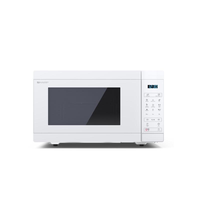 Sharp yc-mg51ec forno a microonde con grill 25l 900 elettronico 11 livelli di potenza illuminazione interna white