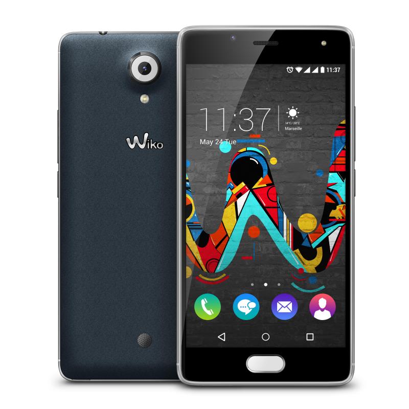 Image of Smartphone wiko ufeel 5 quad core 16gb 3gb 4g dual sim blue italia