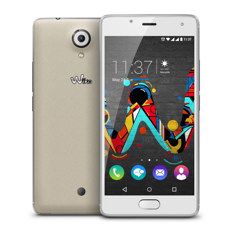 Smartphone wiko ufeel 5 quad core 16gb 3gb 4g dual sim white italia