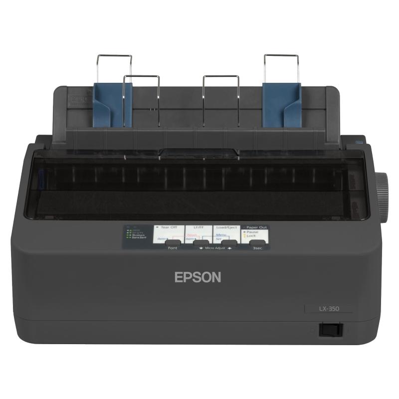 Image of Epson lx-350 stampante ad aghi 9ag 80 colonne stampa max a 10 cpi 347cps garanzia italia (c11cc24031)