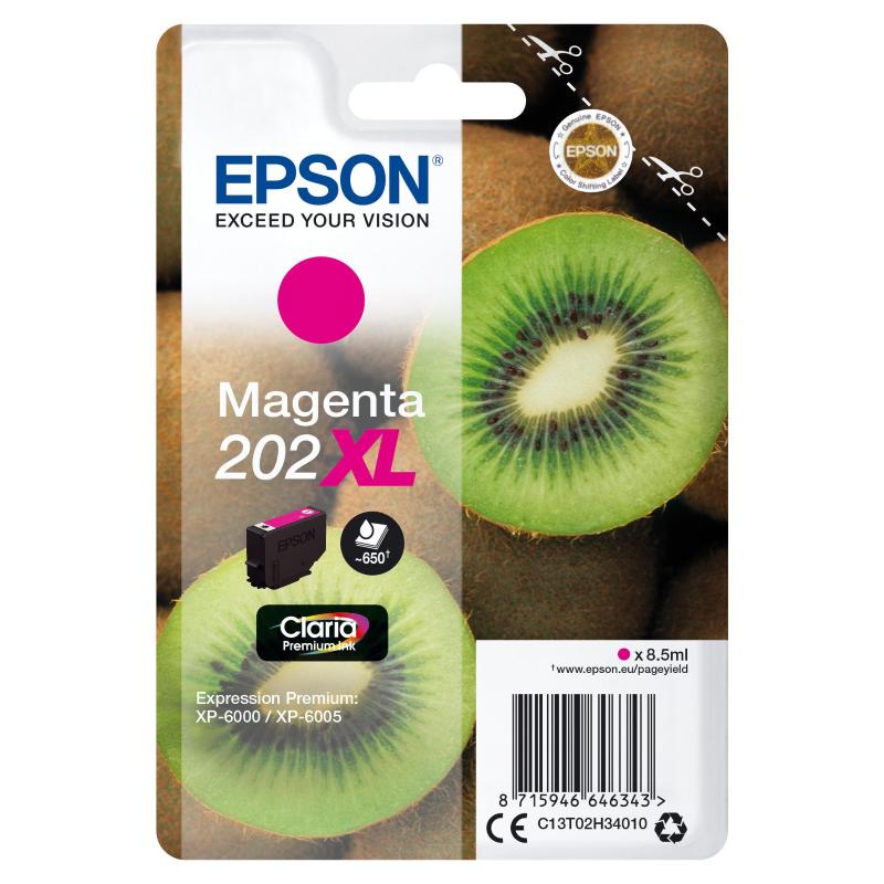 Image of Epson cart.magenta kiwi xl 202xl