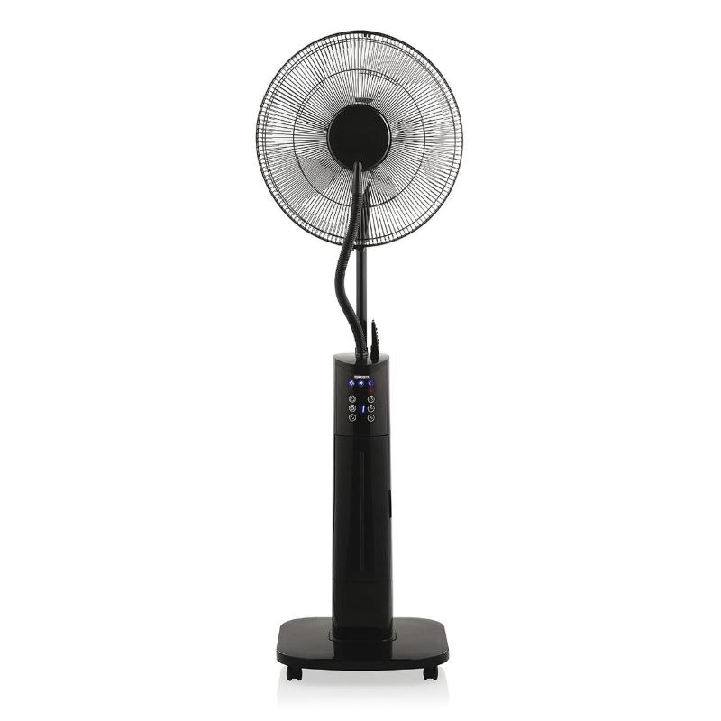 Image of Termozeta airzeta vapor ventilatore a piantana con nebulizzatore serbatoio 2lt potenza 55w con telecomando colore nero